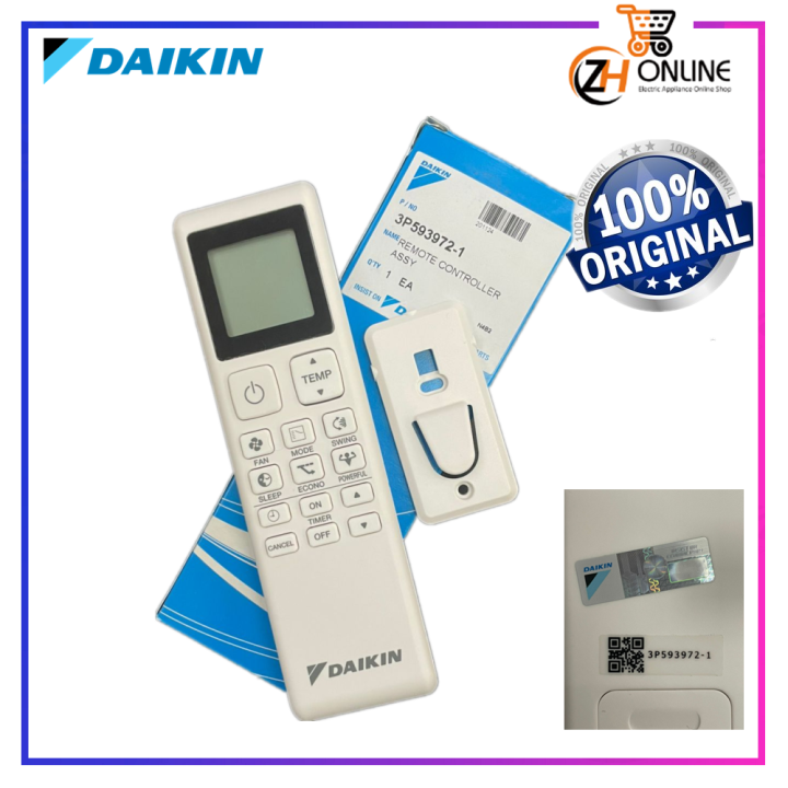 Daikin Original 3P5939721 /P5196871 FTKF /FTKU Series Wireless Remote