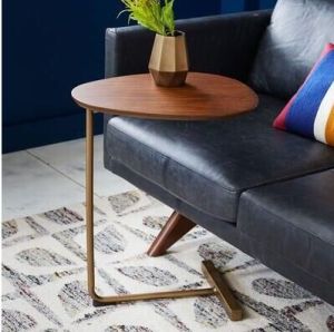 Nordic Style Oval Mini Coffee Table Near Sofa Movable Side Table Bedside Table Small End Table