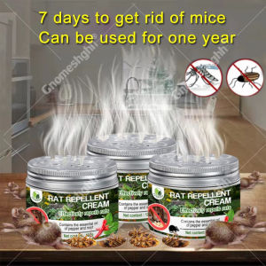 【Rat Killer】Powerful Non-toxic Mouse repeller Rodent repellent Cream.Smell the smell and dare not approachNo chemicalsRepel mice Repel flies Repel cockroaches Repel mosquitoes Repel termites and Repel snakes Anti mice Rodenticide Repellent Cream