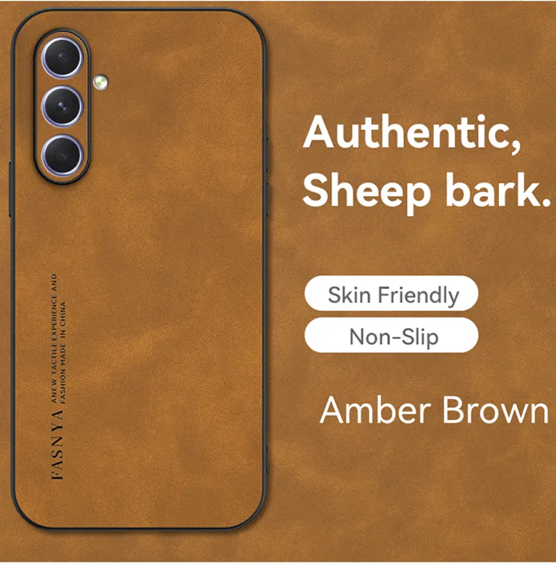 Light Luxury Alcantara Case Suede Sheep Skin Friendly Leather