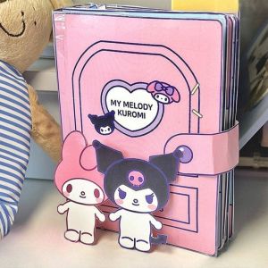 Quiet Book Bayi Buku Busy Book Sanrio Mainan / Toca Boca Kuromy My Melody/Quiet Book/Busy Book Paper Dolls House Mainan Edukasi Anak Bongkar Pasang Boneka Kertas Populer / DIY Buku Sanrio Busy Book Bayi Buku Aktivitas Anak Lucu