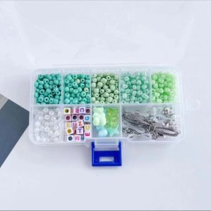 Childrens diy beading toys kids toys beads bracelet set DIY Jewelry Making Set DIY Beads Set Bracelet Making Kit DIY Toys For Girls Stationery Craft & Gift Cards Art Supplies Beads