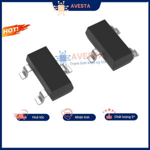 Transistor 2N3904 MMBT3904 1AM 0.2A 40V SOT-23 túi 10 con Avesta