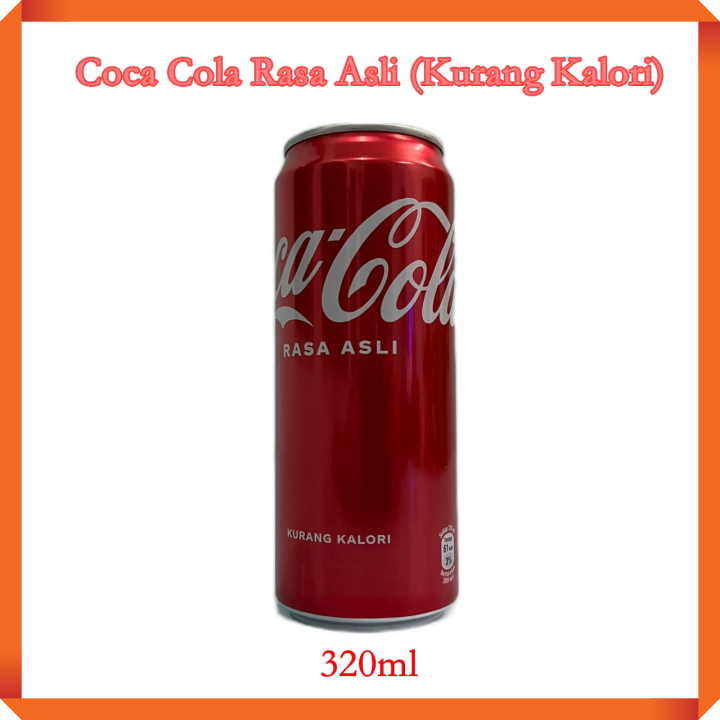 【Ready Stock】(HALAL) Coca-Cola Rasa Asli (kurang kalori) 🥤 Coke 🥤 罐装可乐 ...