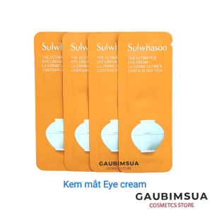 Sulwhasoo Ultimate S Eye Cream Combo 10 Gói - Kem Mắt Cao Cấp Chống Lão Hóa Giảm Quầng Thâm Vết Chân Chim