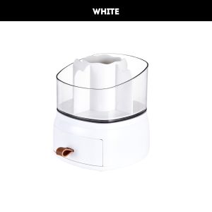 Cosmetic Rotatable Organizer Make up Storage Rack Plastic Shelf Cometic Skin Care Desktop Storage Organizer