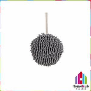 Homehub Soft Absorbent Wipe Hand Towel Ball Kitchen Soft Plush Chenille Hanging Towel for Hands