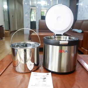 {Sale off hàng loại 1}Nồi ủ DÀY DẶN giữ nhiệt SEKA SK - D45 Được Làm Bằng Chất Liệu Inox Cao Cấp Không Bị Oxy Hóa