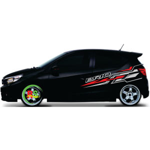 STICKER TERBARU MOBIL BRIO JAZZ SWIF AGYA AYLA YARIS DLL CUTTING STIKER TERLARIS