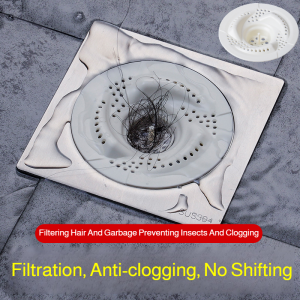 Round Floor Drain Cover Anti-hair Filter Anti-odor Bathroom Toilet Balcony Floor Drain Cover Bug Cover 地漏防臭盖 毛发过滤网