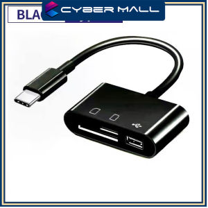 3 in 1 SD Card Reader For i-Phone i-Pad Portable USB C To USB Camera Photo Adapter