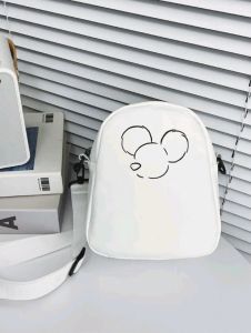 Túi vải đeo chéo mini nhỏ xinh thời trang ulzzang Hàn Quốc trẻ trung hiện đại đen trắng cho học sinh sinh viên nữ