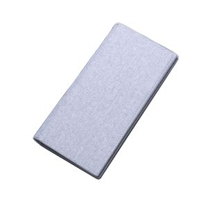 ZENO Business Credit Card Canvas Men Wallet Card Holder Long Purses Thin Wallet