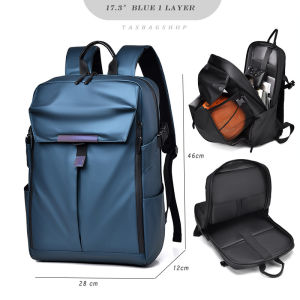 TasBagShop large mens backpacks travel Expansion Anti Theft Back Pack Can Hold 17.3 Laptop / Helmet / Basketball School Bag