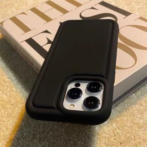 Phone Case for iPhone 11 12 13 14 15 Pro Max XRX  XS Max 7 8 6 6S Plus SE 2020 Soft TPU Cushion Matte Bumper Case