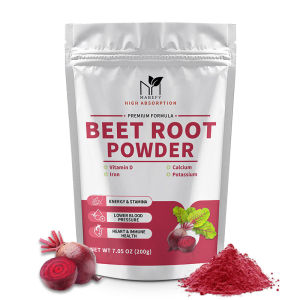 Organic Beetroot Powder Natural Nitric Oxide Supplements Rich In Antioxidants Blood Pressure Support Improve Stamina Enhance Ability