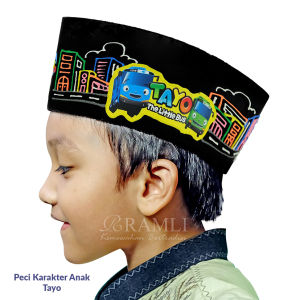 Ramli Songkok Anak Karekter Tayo AC Tinggi 9