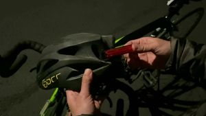 BLITZU 2025 Cyborg 200H Bike Headlight or 200T Tail Light USB-C Rechargeable LED Bicycle Lights Set Front Back Night Riding Cycling Safety Reflector Accessories