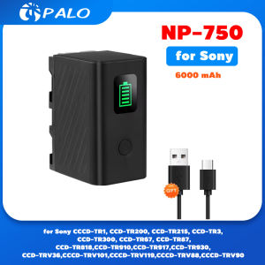 PALO NP-F970 NP-F750 Battery With USB Port for SONY NP-F990 F980 F970 F960 F550 F970 F550 F570 F750 F770 MC1500 CQM91D CCD-RV100