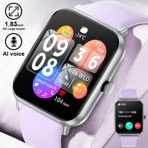 LIGE New Smart Watch Women Bluetooth Call Sports Fitness Tracker Watches Health Monitor Fashion Ladies Smart watch For Men +Box