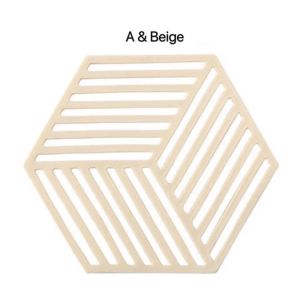 [LOCAL SELLER] 8PCS BUNDLE Set Silicone Insulation Coaster | Geometric Hollow Pad | Protect Table | Washable Coaster