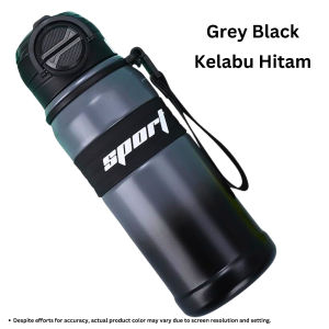 Thermos Stainless Steel Vacuum Insulated Water Bottle 680ml - Keep Hot or Cold 15 Hours BPA-Free Leak-Proof Anti-Slip Base Sport Water Bottle