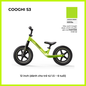Xe thăng bằng siêu nhẹ Cooghi S3 2024 khung Magie hàng không nguyên khối 2.6kg bánh cao su yên da PU