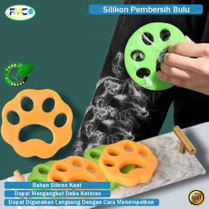 Silikon Pembersih Bulu Hewan Bantalan Karet Pengangkat Debu Kotoran Hair Remover Multifungsi