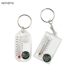agasgbrg เข็มทิศเข็มทิศตัวชี้เข็มทิศสำหรับปีนเขากลางแจ้งตัวชี้เข็มทิศพวงกุญแจขนาดเล็กตะขอแขวนกุญแจเครื่องมือตั้งแคมป์