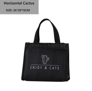 NINEONE Thermal Lunch Bag for Kids Women Men Portable Large Capacity Picnic Pouch Cooler Tote Case Food Bento Storage Container Handbags