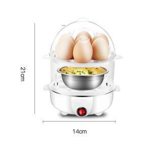 Machine Egg Boiler 220V Household Multi-Function Steamed Egg Auto Shut Off Breakfast Maker