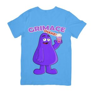 Áo thun in hình Quái Vật Sữa Lắc Grimace Shake McDonalds Dành cho bé trai và bé gái ( Mẫu GRIMACE01)