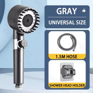 High-Pressure Shower Head Handheld Shower Head Bathroom Pressurized Massage Shower Head Universal Filter Element-Shower-Head-With-Filter