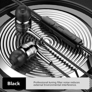 Wired Earphones Headsets With Built-in Microphone 3.5mm/Type-C In-Ear HIFI Wired hedphone For For Huawei Xiaomi Smartphones Wired 3.5mm