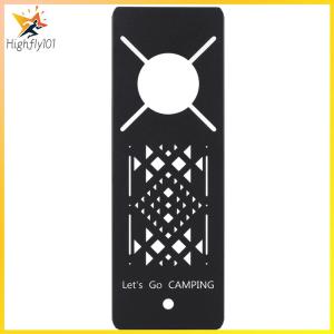 【HOSPORT】 Camping Equipment Camping IGT Table Board Spider Stove Table Board Kitchen Stainless Steel Table Board for SOTO Spider Stove