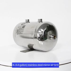 3L YCZX Small Air Storage Tank 304 Stainless Steel Customizable Vacuum Buffer Tank Customizable for Air Compressor