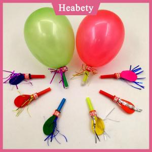 Heabety 50 cái còi thổi đầy màu sắc rồng thổi với bóng bay cho trẻ em đồ dùng đồ chơi trang trí tiệc sinh nhật cho trẻ em