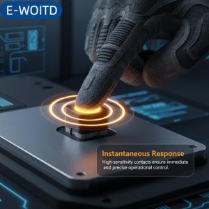 E-WOITD  Crane đài phát thanh không dây điều khiển từ xa công nghiệp 2 bước tốc độ kép 8 nút cho kỹ thuật dự án