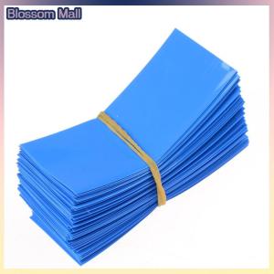 [Blossom] 100pcs 18650 Battery Wrap PVC Heat Shrink tubing Pre-ตัดออก