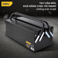 Hộp Đựng Đồ Nghề, Dụng Cụ Sửa Chữa Bằng Thép Deli Tools Thiết Kế Nhiều Ngăn Tiện Dụng, Chất Liệu Chống Mòn, Gỉ DL6231. 