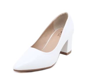 2inch Chunky Fashion Block Leather Office/School Slip on Heels GK210