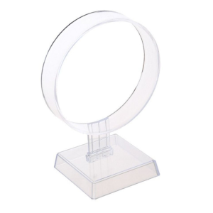 COUPLECOL Clear Headband Display Stand Round Gift Headwear Rack Fashion Jewelry Holder Headgear Holder Women