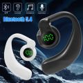 Wireless Bluetooth 5.4 Headphones 180 Degree Rotatable Handsfree Bone Conduction Ear Hooks Noise Canceling Earphones with Microphone. 