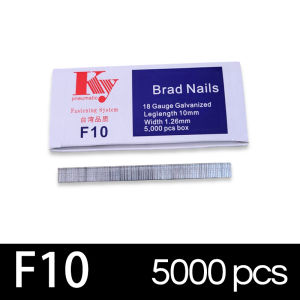 (5000pcs) Brad Nail Gun nails 18 Gauge Galvanized F10 F15 F20 F25 F30 F35 F38 F40 F45 F50 Premier Hardware