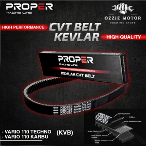 PROPER RACING LINE VANBELT VBELT KEVLAR PROPER RACING LINE MATIC HONDA BEAT FI KARBU ADV PCX VARIO STYLO BEAT SCOOPY GENIO BEAT DELUXE FI ESP 110 125 150 160 VANBELT RACING