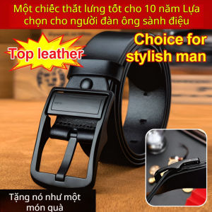 Dây Nịt Nam Da Bò Thuần Chủng Lớp Đầu SL Thắt Lưng Nam Cao Cấp Chính Hãng Bền Bỉ Phụ Kiện Thời Trang Nam