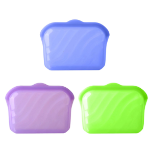 Heavy Duty Silicone Reusable Storage Bags For Preservation Leakproof Seal Meal Preps Essential