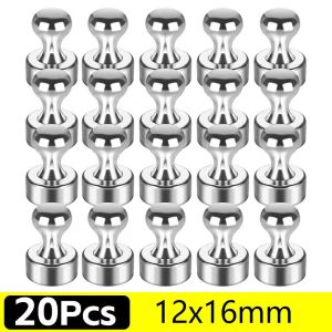 50-10Pcs Strong Adhesive Magnets Push Pins / Neodymium Magnet Hooks Holder / Heavy Duty Metal Hanging Hook / for Refrigerator Whiteboard Office Storage