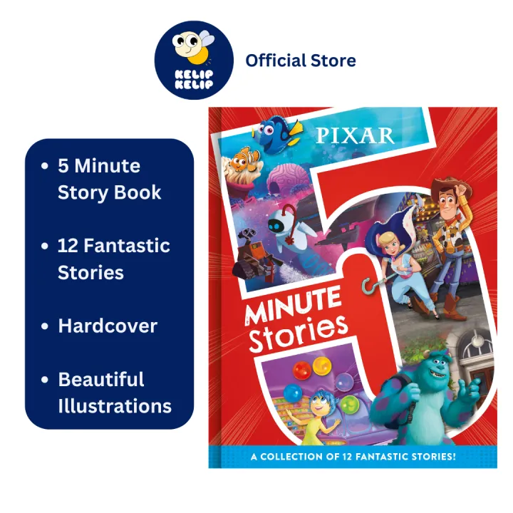 Disney%20Pixar%205%20Minute%20Stories%20Story%20Book%20Collection%20with%2012%20Fantastic%20Stories%20Hardcover%20192%20Pages%20for%20Kids%20-%20Image%202