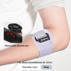 Adjustable Sports Compression Elbow Strap for Pain Relief & Support